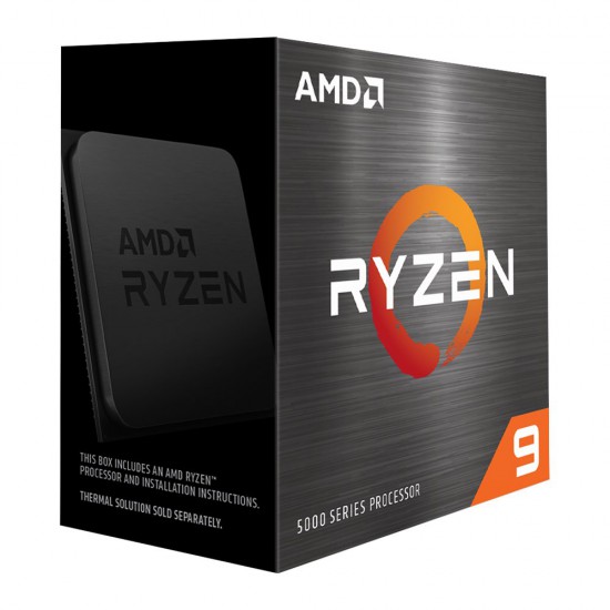 CPU AMD RyZen9 5900X (3.7/4.8 GHz.)AM4 12Core 24Thread 70Mb Cache Cooler Not Included สามารถออกใบกำกับภาษีได้