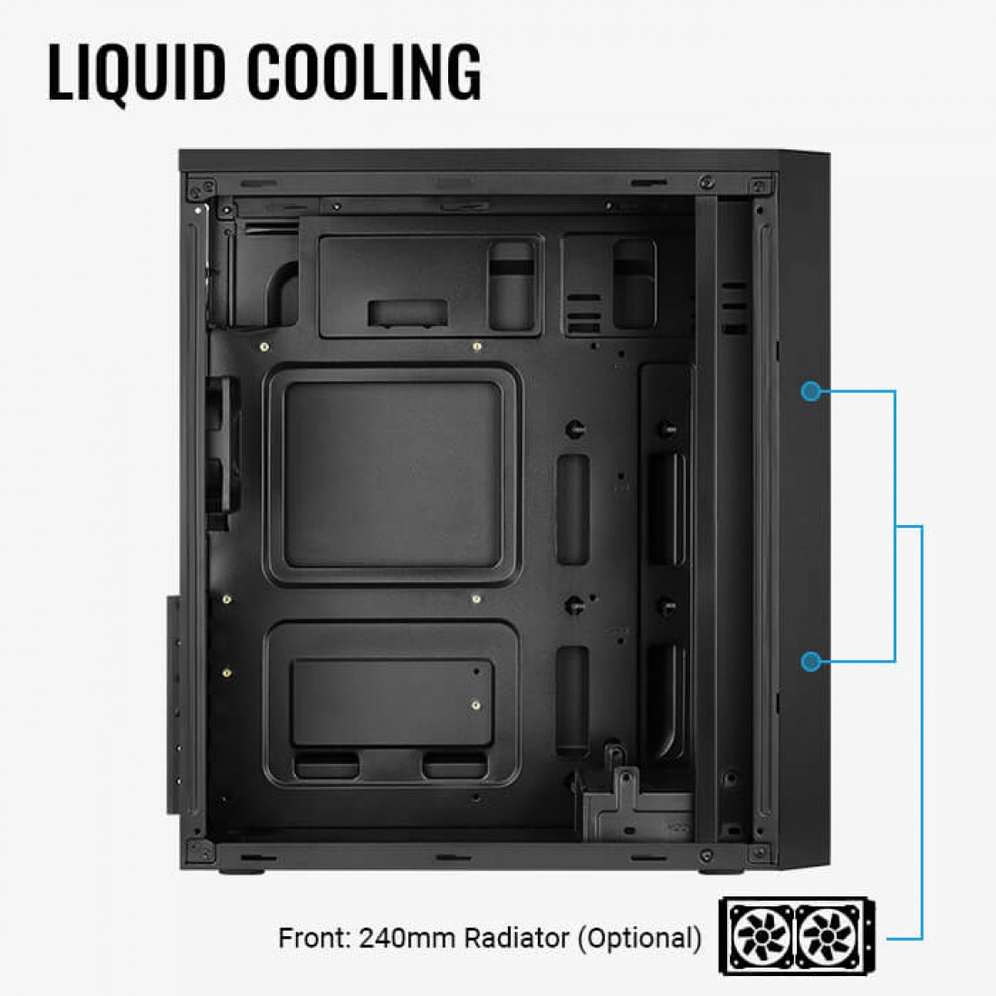 Case (เคสคอมพิวเตอร์) AeroCool CS-1103 Black