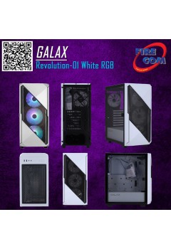 (CASE) Galax Revolution-01 White RGB Mid-Tower