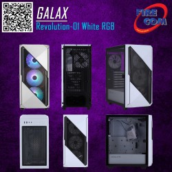 (CASE) Galax Revolution-01 White RGB Mid-Tower