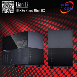 (CASE) LIAN LI Q58X4 Black Mini-ITX Aluminum