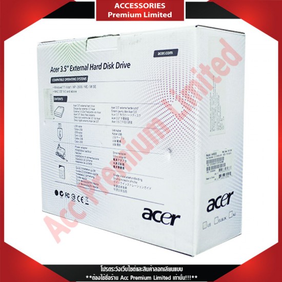 (สินค้าล้างสต๊อก) HDD Ext 3.5'' Acer 1 Tb AH0035 USB3.