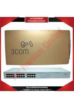 (สินค้าล้างสต๊อก) SWITCH HUB 3Com 24 Port 3C16471B Rack Mount