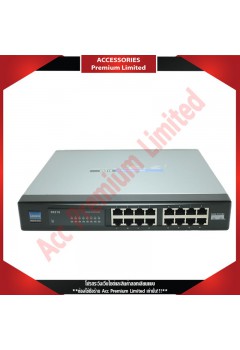 (สินค้าล้างสต๊อก) SWITCH HUB Linksys 16 Port 10/100 SR216