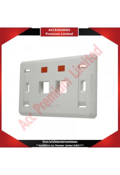 (Clearance Products) LAN ACCESSORY ฝาคลอบ AMP,Commscope 2 ช่อง