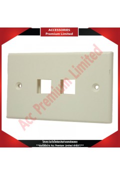 (สินค้าล้างสต๊อก) LAN ACCESSORY COVER BLOCK Keystone LINK 2 ช่อง
