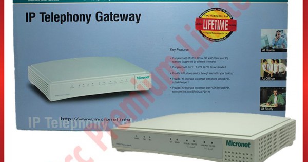 (สินค้าล้างสต๊อก) ADSL system MICRONET ADSL2 ROUTER 4PORT RJ45 IP-phone ...