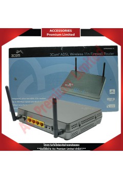 (สินค้าล้างสต๊อก) ADSL system wireless11n+4Port 3COM model 3crwdr300a-73