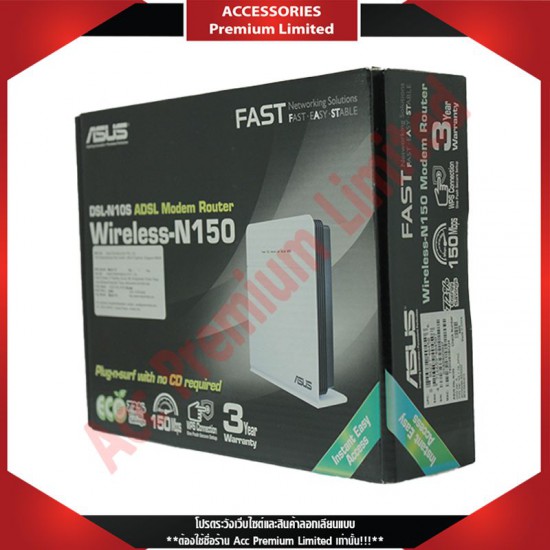 (สินค้าล้างสต๊อก) ADSL svslem Asus DSL-N105 Wirelcss