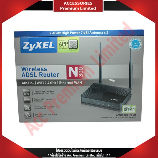 (สินค้าล้างสต๊อก) ADSL system ZyXel. AMG1302-T10B W
