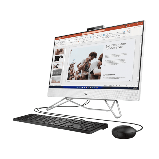 AIO PC HP 205 Pro G8  (58J21PA#AKL) สามารถออกใบกำกับภาษีได้/ลงโปรแกรมพร้อมใช้งาน