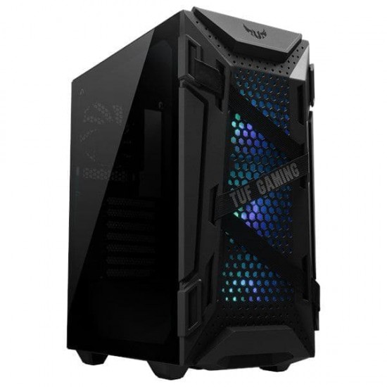 เคสคอมพิวเตอร์ CASE Asus GT301 Black ARGB Tempared Glass TUF Gaming(FN880)CAS สามารถออกใบกำกับภาษีได้