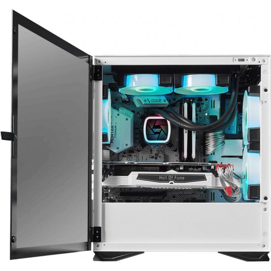 เคสคอมพิวเตอร์ CASE DarkFlash DLM22 White Luxury M-ATX Chassis (FN929)CAS3 สามารถออกใบกำกับภาษีได้