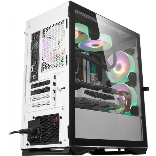 เคสคอมพิวเตอร์ CASE DarkFlash DLM22 White Luxury M-ATX Chassis (FN929)CAS3 สามารถออกใบกำกับภาษีได้