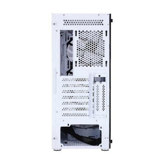 เคสคอมพิวเตอร์ CASE Galax Revolution-05 RGB White Mid Tower  Tempered Glass (FN1022) สามารถออกใบกำกับภาษีได้