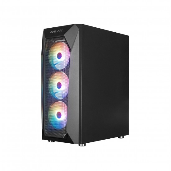 เคสคอมพิวเตอร์ CASE Galax Revolution-05 RGB Black Mid Tower  Tempered Glass (FN1059) สามารถออกใบกำกับภาษีได้