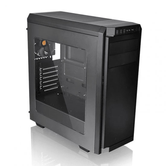 เคสคอมพิวเตอร์ CASE Thermaltake Mid Tower V100 (Black) Fan x1 CA-1K7-00M1WN-00 (FN1062) สามารถออกใบกำกับภาษีได้