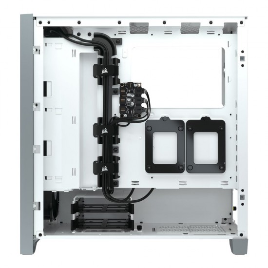 เคสคอมพิวเตอร์ CASE Corsair iCUE 4000X RGB Tempered Glass (White) CC-9011205-WW สามารถออกใบกำกับภาษีได้