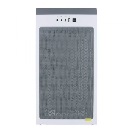 เคสคอมพิวเตอร์ CASE Corsair iCUE 4000X RGB Tempered Glass (White) CC-9011205-WW สามารถออกใบกำกับภาษีได้