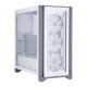 เคสคอมพิวเตอร์ CASE Corsair iCUE 4000X RGB Tempered Glass (White) CC-9011205-WW สามารถออกใบกำกับภาษีได้