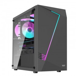 เคสคอมพิวเตอร์ CASE Darkflash AL390 (Black) Dexterous M-ATX PC Case (FN1069) สามารถออกใบกำกับภาษีได้