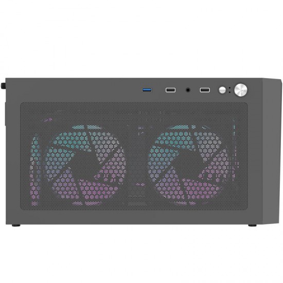 เคสคอมพิวเตอร์ CASE Darkflash AL390 (Black) Dexterous M-ATX PC Case (FN1069) สามารถออกใบกำกับภาษีได้