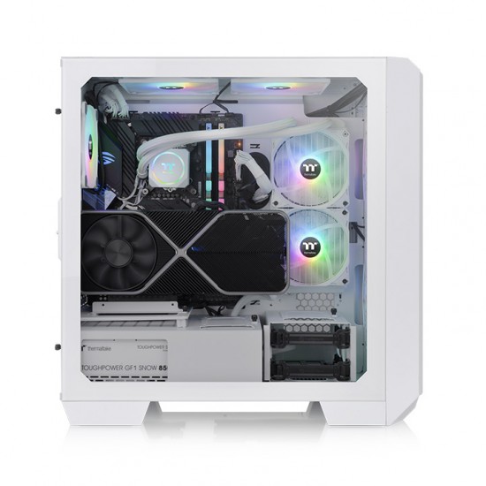 เคสคอมพิวเตอร์ CASE Thermaltake View 300 MX CA-1P6-00M6WN-00 Snow/White (FN1073) สามารถออกใบกำกับภาษีได้