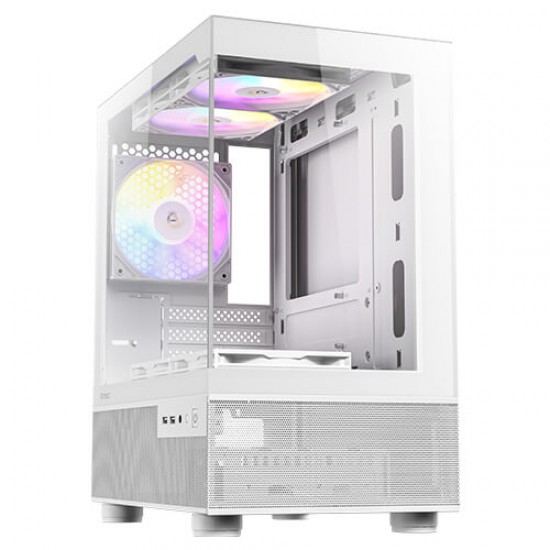 เคสคอมพิวเตอร์ Case Antec CX200M RGB Elite White Micro,ITX (FN1084) สามารถออกใบกำกับภาษีได้
