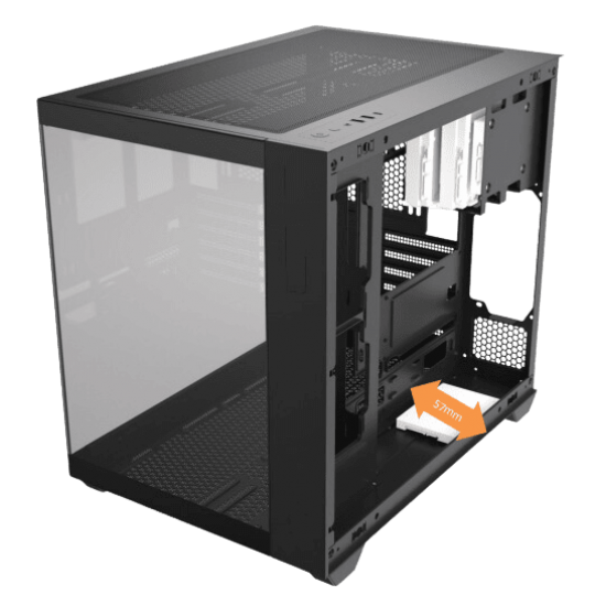 เคสคอมพิวเตอร์ CASE Cooler Master CD600 Black Mid Tower ARGB (CD600-KHNN-S00) สามารถออกใบกำกับภาษีได้