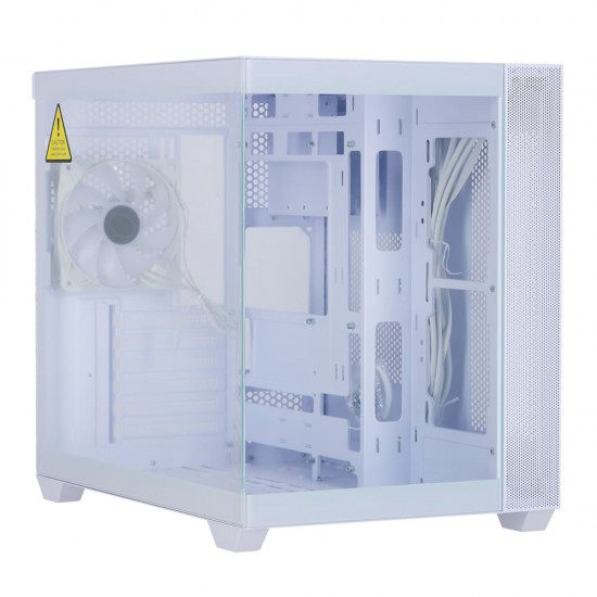เคสคอมพิวเตอร์ CASE Cooler Master CD600 White Mid Tower ARGB (CD600-WHNN-S00) สามารถออกใบกำกับภาษีได้