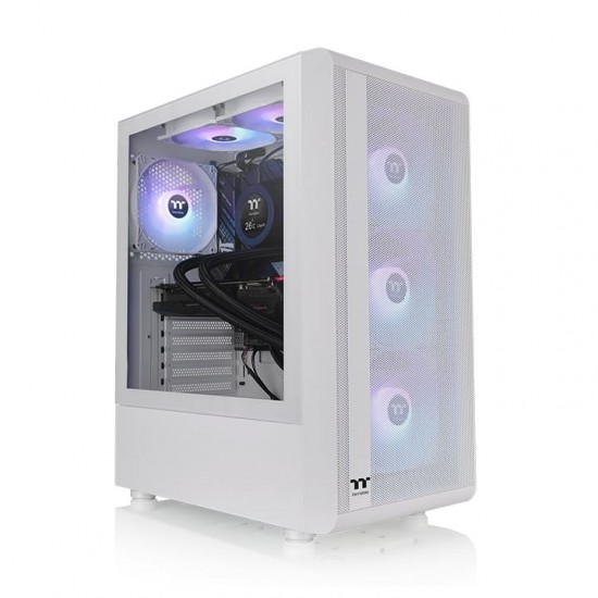 เคสคอมพิวเตอร์ CASE ThermalTake S200 TG ARGB Snow Edition Tempered Glass CA-1X2-00M6WN-01 (FN1090) สามารถออกใบกำกับภาษีได้