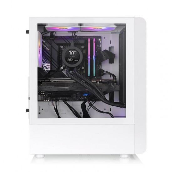 เคสคอมพิวเตอร์ CASE ThermalTake S200 TG ARGB Snow Edition Tempered Glass CA-1X2-00M6WN-01 (FN1090) สามารถออกใบกำกับภาษีได้