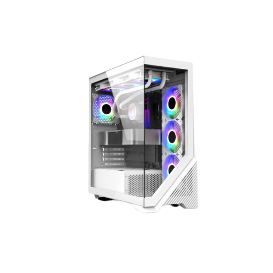 เคสคอมพิวเตอร์ CASE Plenty AR17 White ARGB Fan x 4 (PLAR17WHT441Y)(FN1093) สามารถออกใบกำกับภาษีได้