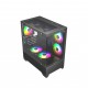 เคสคอมพิวเตอร์ CASE Plenty GL210M Black (Fan x 3) FIX Ranibow (PLGL21KBK411Y) FN1100 สามารถออกใบกำกับภาษีได้
