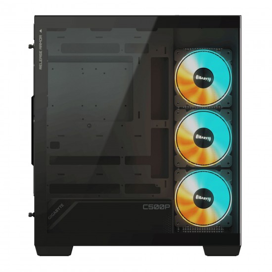 เคสคอมพิวเตอร์ CASE GIGABYTE C500 PANORAMIC STEALTH BLACK (GB-C500P ST)(FN1106) สามารถออกใบกำกับภาษีได้