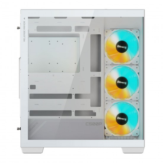 เคสคอมพิวเตอร์ CASE GIGABYTE C500 PANORAMIC STEALTH ICE White (GB-C500PI ST)(FN1107) สามารถออกใบกำกับภาษีได้