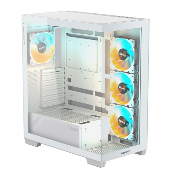 เคสคอมพิวเตอร์ CASE GIGABYTE C500 PANORAMIC STEALTH ICE White (GB-C500PI ST)(FN1107) สามารถออกใบกำกับภาษีได้