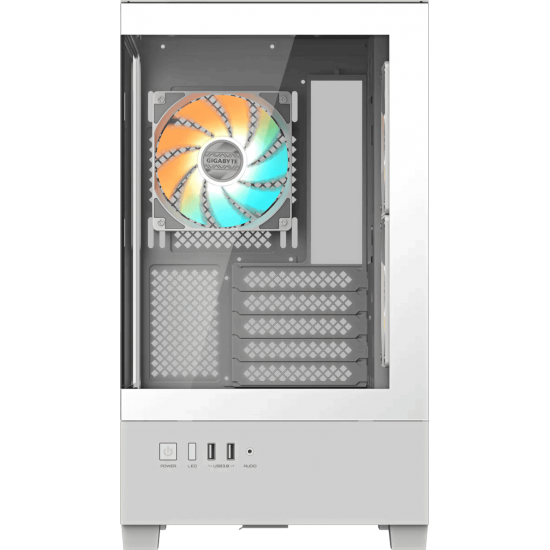 เคสคอมพิวเตอร์ CASE GIGABYTE C201 PANORAMIC ICE WHITE (GB-C201PI)(FN1109) สามารถออกใบกำกับภาษีได้