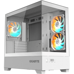 เคสคอมพิวเตอร์ CASE GIGABYTE C201 PANORAMIC ICE WHITE (GB-C201PI)(FN1109) สามารถออกใบกำกับภาษีได้
