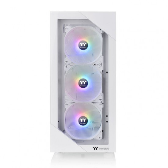 เคสคอมพิวเตอร์ CASE ThermalTake View 200 TG ARGB Snow Edition Tempered Glass CA-1X3-00M6WN-01 (FN1110) สามารถออกใบกำกับภาษีได้