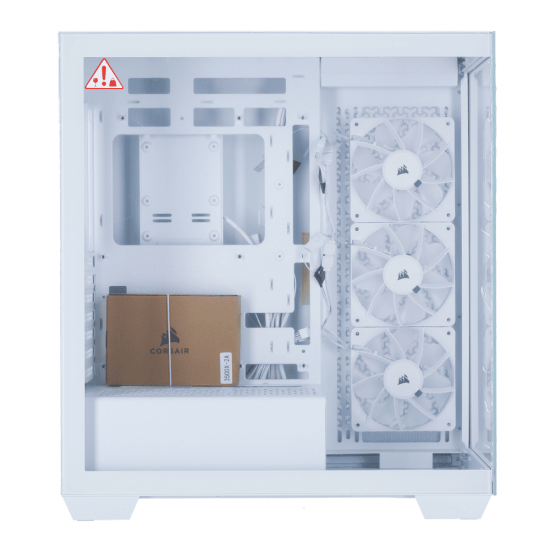 เคสคอมพิวเตอร์ CASE Corsair 3500X White ARGB Mid-Tower PC (E-ATX) (CC-9011279-WW) สามารถออกใบกำกับภาษีได้