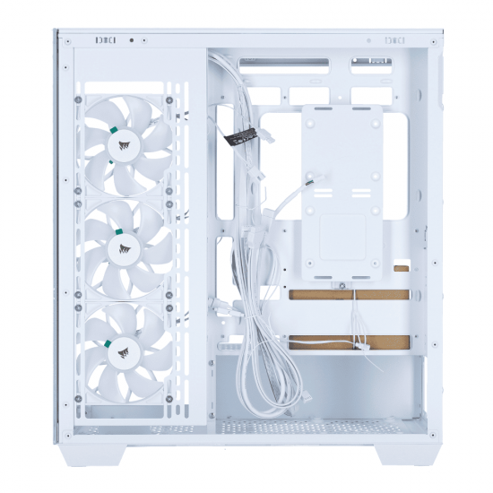 เคสคอมพิวเตอร์ CASE Corsair 3500X White ARGB Mid-Tower PC (E-ATX) (CC-9011279-WW) สามารถออกใบกำกับภาษีได้