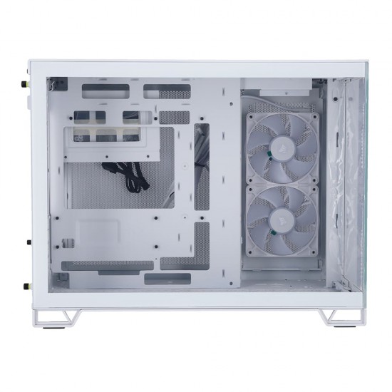 เคสคอมพิวเตอร์ CASE Corsair 2500X LINK White Mid Tower Tempered Glass(FN1112)CC-9011268-WW สามารถออกใบกำกับภาษีได้