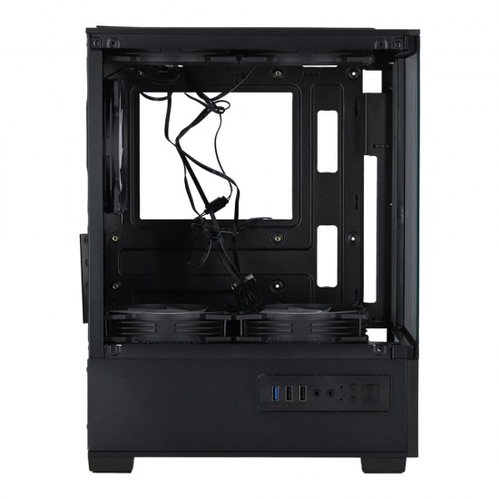 เคสคอมพิวเตอร์ CASE Antec VCX100M ARGB Black MICRO-ATX สามารถออกใบกำกับภาษีได้