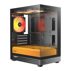เคสคอมพิวเตอร์ CASE OKINOS AQUA UNO CANARY MICRO-ATX สามารถออกใบกำกับภาษีได้