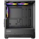 เคสคอมพิวเตอร์ CASE OKINOS AQUA UNO BLACK MICRO-ATX สามารถออกใบกำกับภาษีได้