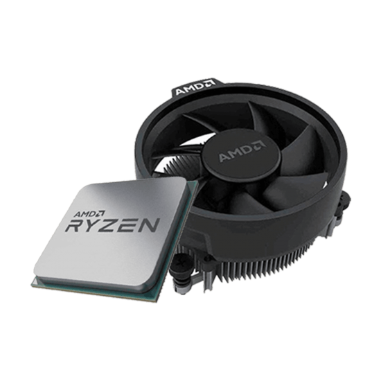 ซีพียู CPU AMD Ryzen5 4500 MPK (Tray) 3.6/4.1GHz,6C/12T/8mb Cash + Wraith Stealth สามารถออกใบกำกับภาษีได้