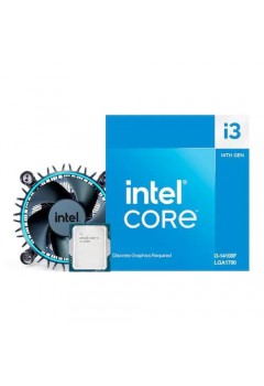 ซีพียู CPU Intel Core i3-14100F (3.5GHz Up to 4.7GHz ,Cache 12Mb,4Core 8Threads ,LGA1700)  สามารถออกใบกำกับภาษีได้