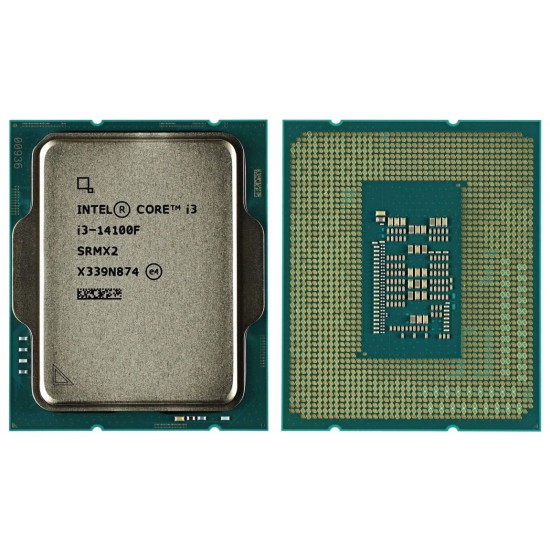 ซีพียู CPU Intel Core i3-14100F (3.5GHz Up to 4.7GHz ,Cache 12Mb,4Core 8Threads ,LGA1700)  สามารถออกใบกำกับภาษีได้