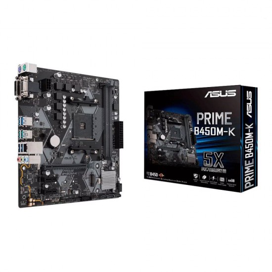 เมนบอร์ด MAINBOARD Asus Prime B450M-K (Socket AM4)DDR4 (90MB0YP0-M0UAY0) สามารถออกใบกำกับภาษีได้